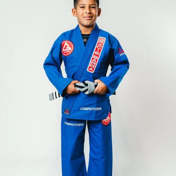 AtletaGB V4 Youth Kimono - Blue - Comp Legal - Y4 and Y5 - Picture 1 of 6